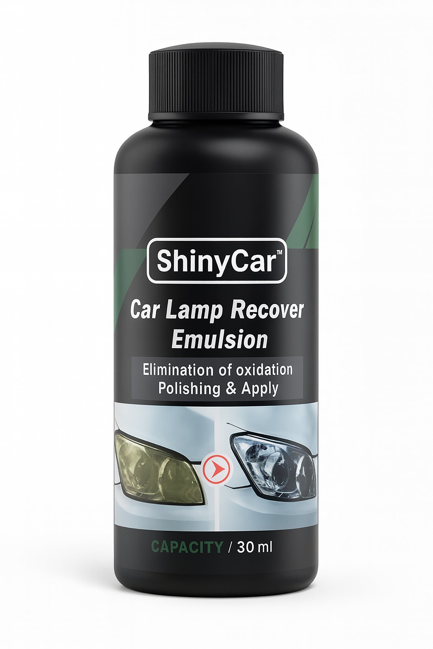Headlight Restoration Polish Liquid Kit – Car Headlamp Lens Cleaner, Oxidation & Scratch Remover, Clear Finish 30ml