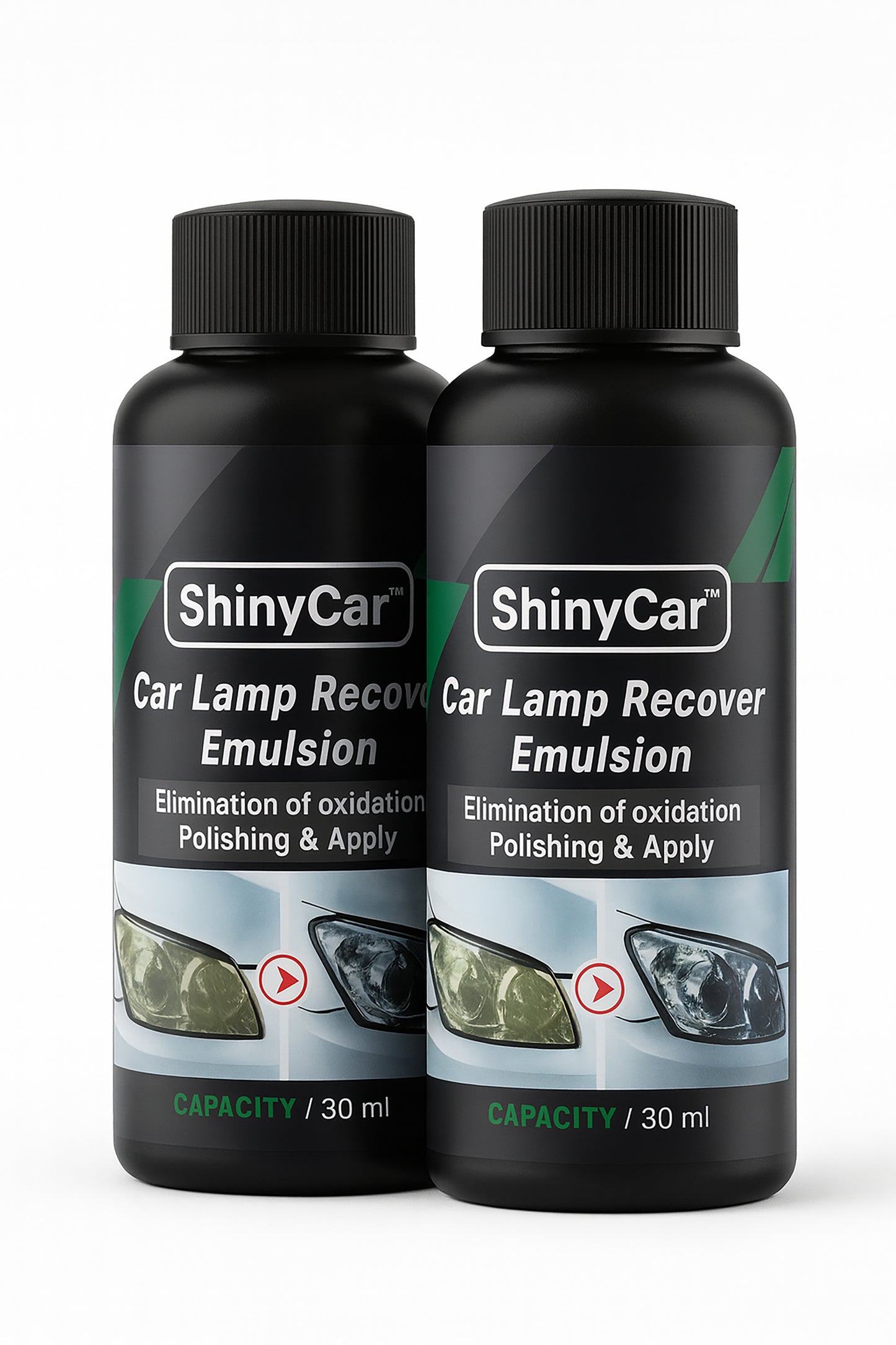 Headlight Restoration Polish Liquid Kit – Car Headlamp Lens Cleaner, Oxidation & Scratch Remover, Clear Finish 30ml
