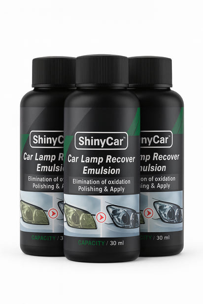 Headlight Restoration Polish Liquid Kit – Car Headlamp Lens Cleaner, Oxidation & Scratch Remover, Clear Finish 30ml