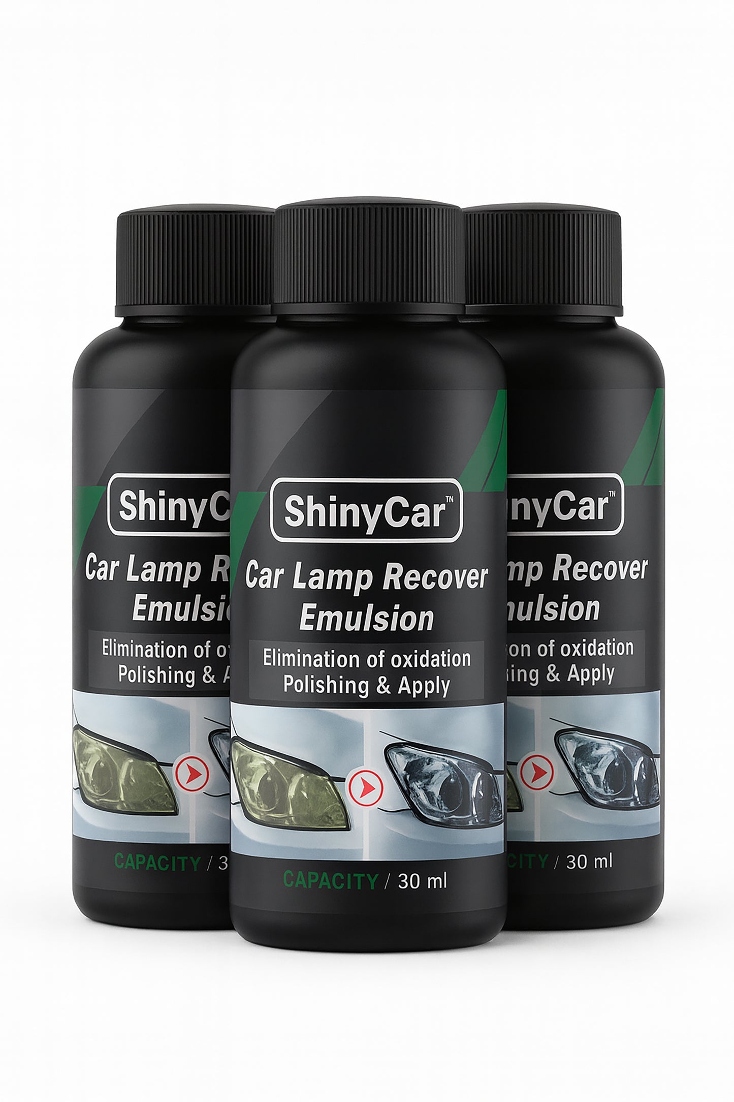 Headlight Restoration Polish Liquid Kit – Car Headlamp Lens Cleaner, Oxidation & Scratch Remover, Clear Finish 30ml