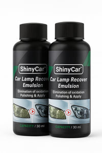 Headlight Restoration Polish Liquid Kit – Car Headlamp Lens Cleaner, Oxidation & Scratch Remover, Clear Finish 30ml